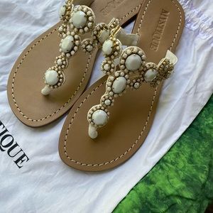 Beautiful Jeweled Sandals